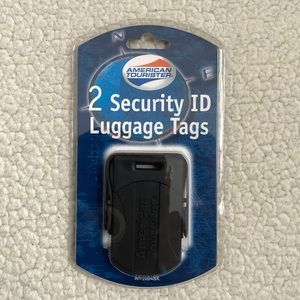 American Tourister 2 Security ID Luggage Tags, NWT